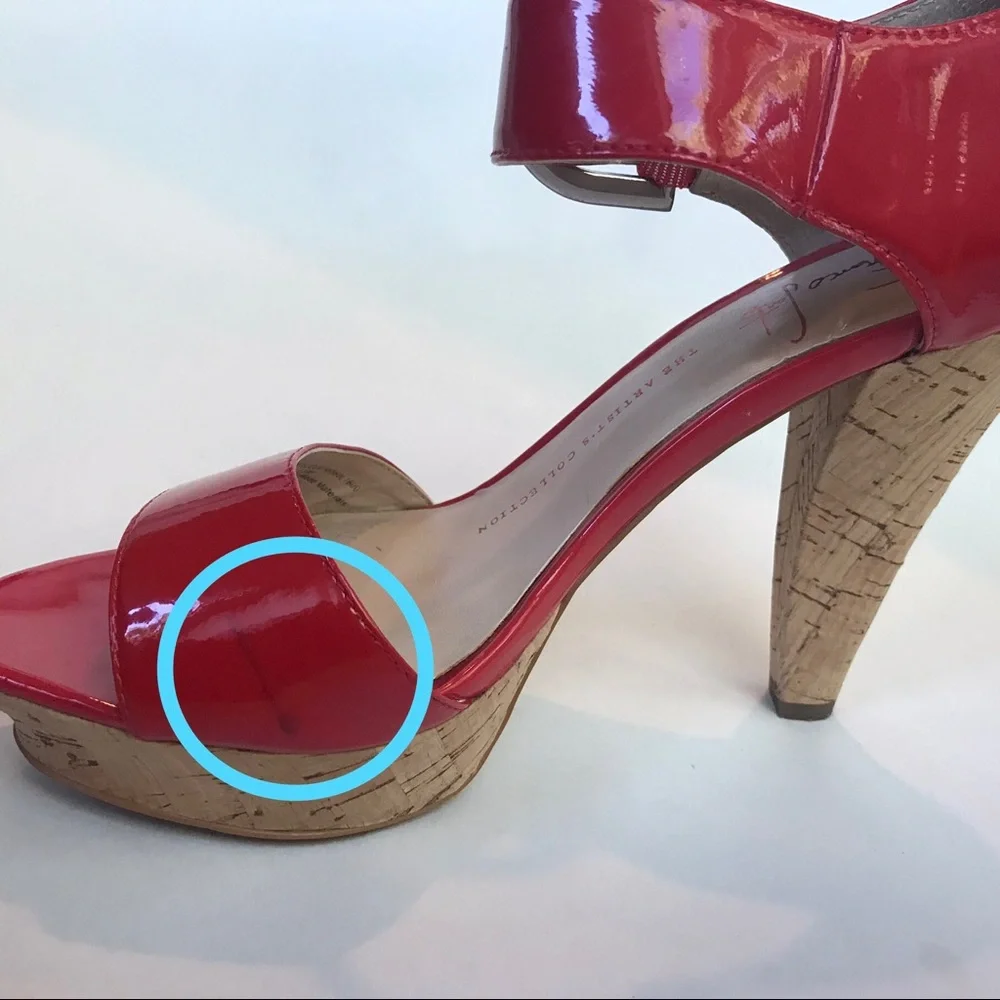 ‼️SOLD LOCALLY‼️ Franco Sarto Artist’s Collection Patent Heels - Picture 9 of 11